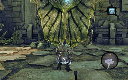 Na sam koniec podejdź do Stróża i uaktywnij go z pomocą Klucza Twórców - Zbudź konstrukta (3) | Wiara góry przenosi | Darksiders 2 - Darksiders 2 - poradnik do gry