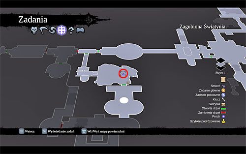 Poszukiwany obiekt to kompas czeladnika i odnajdziesz go w trakcie wizyty w lokacji [Zagubiona Świątynia] w ramach głównego zadania [Wiara góry przenosi] - Zguba - część III | POZOSTAŁE ZADANIA POBOCZNE | Darksiders 2 - Darksiders 2 - poradnik do gry