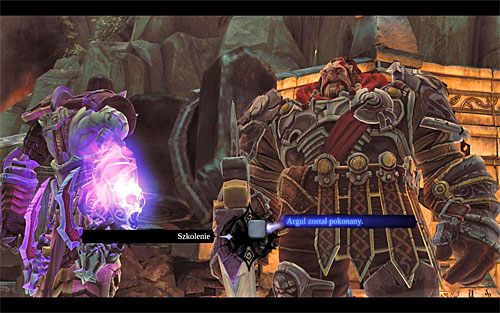 Powróć do lokacji [Trójskale], zainicjuj rozmowę z Thanem i poinformuj go o zgładzeniu Obalonego Króla (Argula) - Znajdź Obalonego Króla i zgładź go | POZOSTAŁE ZADANIA POBOCZNE | Darksiders 2 - Darksiders 2 - poradnik do gry