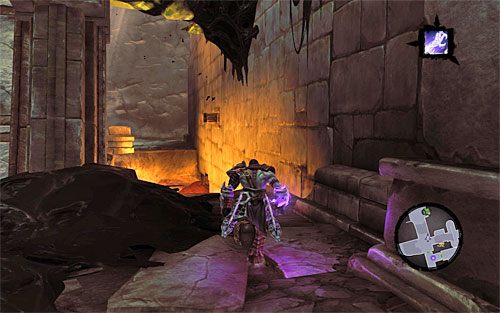 Zejdź z konstrukta i otwórz wschodnie drzwi - Szrama - zdobycie i wykorzystanie szkieletowego klucza | DODATKOWE LOKACJE - Darksiders 2 - poradnik do gry