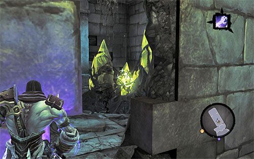 Powróć do pierwszego uaktywnionego portalu i wskocz do niego - Kraina Kuźni - inne | DODATKOWE LOKACJE | Darksiders 2 - Darksiders 2 - poradnik do gry