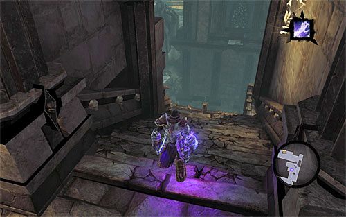 Zeskocz na dół i powróć do miejsca, w którym rozpoczynałeś wcześniej wspinaczkę - Leże Obalonego Króla | DODATKOWE LOKACJE | Darksiders 2 - Darksiders 2 - poradnik do gry
