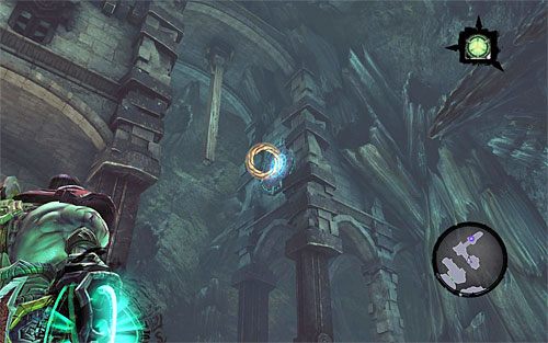 Powróć do północnego pomieszczenia i wybierz drzwi prowadzące do północno-wschodniej pieczary - Wyłom - eksploracja Wyłomu | DODATKOWE LOKACJE | Darksiders 2 - Darksiders 2 - poradnik do gry