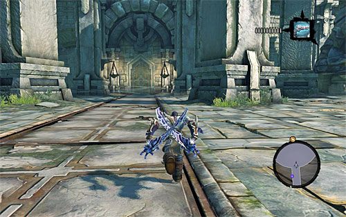 Skorzystaj z nowo odblokowanego mostu, wyruszając na południe - Wejdź do Odlewni | Serce Góry | Darksiders 2 - Darksiders 2 - poradnik do gry