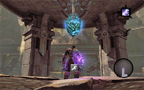 Skorzystaj z nowo odblokowanego przejścia i przystąp do wspinaczki, przeskakując pomiędzy ścianami - Zbudź Wartownika (3) | Serce Góry | Darksiders 2 - Darksiders 2 - poradnik do gry