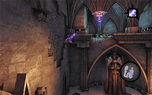 Powróć na dół, a konkretnie do interaktywnej krawędzi pokazanej na jednym z poprzednich screenów - Znajdź Wiekuisty Tron (2) | Władca Kości | Darksiders 2 - Darksiders 2 - poradnik do gry