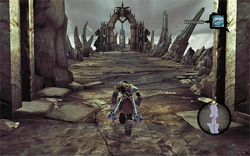Podążaj dość liniową ścieżką, likwidując napotykane pojedyncze szkielety - Znajdź Wiekuisty Tron (2) | Władca Kości | Darksiders 2 - Darksiders 2 - poradnik do gry