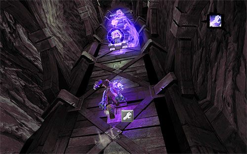 Skieruj się prosto i zeskocz na niższy poziom - Udaj się do sali tronowej | Władca Kości | Darksiders 2 - Darksiders 2 - poradnik do gry