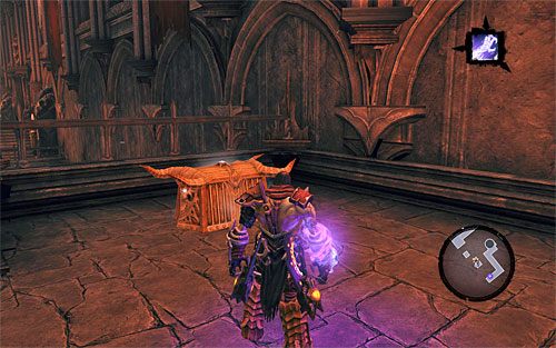 Wykonaj pionowy bieg po ścianie, po czym się od niej odbij (screen 1) - Znajdź Samaela - wschodnia część Czarnej Skały | Władca Czarnej Skały - Darksiders 2 - poradnik do gry