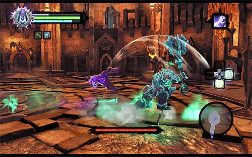 Faryzjoner jest stosunkowo łatwym do pokonania bossem, choć musisz wiedzieć o tym, że wyprowadzane przez niego ataki są stosunkowo szybkie - Boss 9 - Faryzjoner | Faryzjoner | Darksiders 2 - Darksiders 2 - poradnik do gry