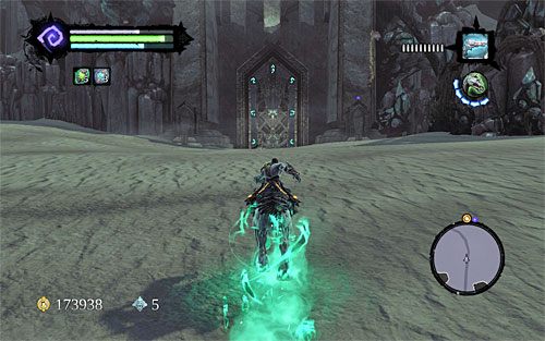 Po dotarciu do dość charakterystycznego rozwidlenia skręć na południe - Znajdź grobowiec Sędziego | Sędzia | Darksiders 2 - Darksiders 2 - poradnik do gry