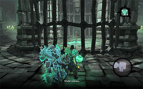 Przystąp do eksploracji lokacji [Grobowiec Sędziego] - Pomów z Sędzią | Sędzia | Darksiders 2 - Darksiders 2 - poradnik do gry