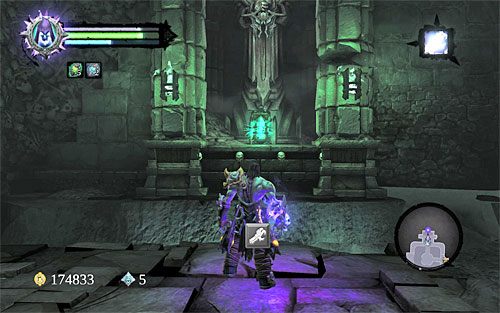 Korzystając z okazji rozejrzyj się za skrzynią skrywającą mapę lochów - Znajdź pierwszą duszę | Sędzia | Darksiders 2 - Darksiders 2 - poradnik do gry
