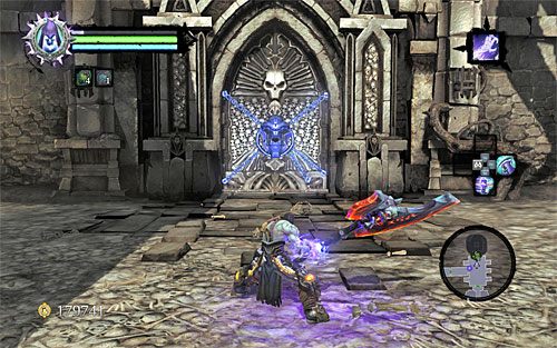 Powróć do poprzedniego pomieszczenia (tego z Martwym Lordem) i zeskocz na niższy poziom - Znajdź drugą duszę (2) | Sędzia | Darksiders 2 - Darksiders 2 - poradnik do gry