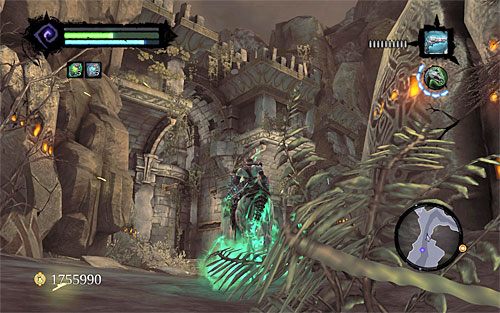 5 - Kraina Kuźni (miejsca odnajdywania magicznych głazokęsów) | Kamień z serca - Darksiders 2 - poradnik do gry