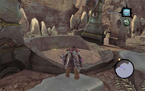 2 - Kraina Kuźni (miejsca odnajdywania głazokęsów siły) | Kamień z serca - Darksiders 2 - poradnik do gry