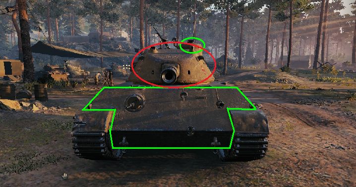 a) Czerwony (tam nie strzelaj) - 45TP - polski czołg VII tieru w World of Tanks - World of Tanks - poradnik do gry