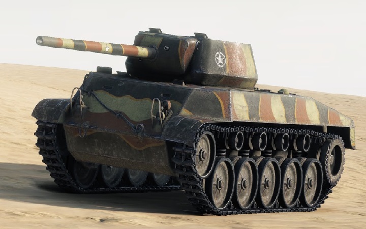 Ze względu na bardzo niskie grubości pancerza, wręcz minimalne, oznaczanie weakpointów na tym pojeździe jest bezcelowe - T67 | Amerykańskie niszczyciele czołgów w World of Tanks - World of Tanks - poradnik do gry