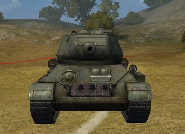 Pancerz kadłuba T-34-85 jest identyczny jak w T-34 i nie zapewnia on prawie żadnej ochrony przed pojazdami piątego poziomu i wyższych: wystarczy 80mm penetracji aby przebić nasz front lub bok - T-34-85 | Radziecki czołg średni w World of Tanks - World of Tanks - poradnik do gry