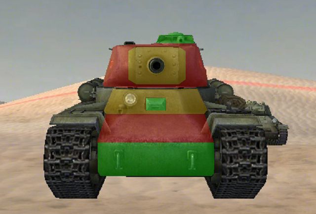 Przedni pancerz KV-13 w dużej mierze przypomina swoim kształtem front ISa - KV-13 | Radziecki czołg średni w World of Tanks - World of Tanks - poradnik do gry