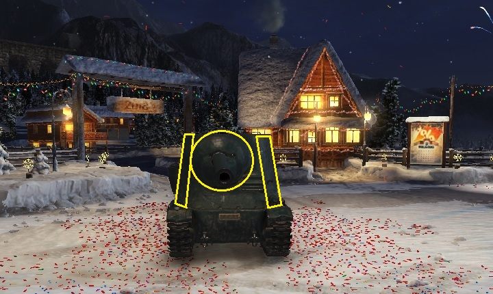 Z większością elementów frontalnego pancerza poradzą sobie nawet miniaturowe armatki o ledwo 60mm penetracji - S35 CA | Francuskie niszczyciele czołgów w World of Tanks - World of Tanks - poradnik do gry