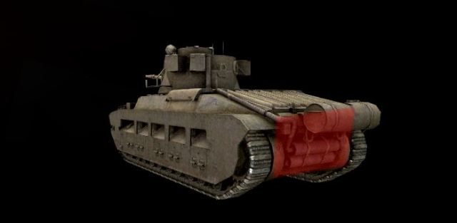 Słabe punkty - Matilda - tył. - Matilda | Brytyjski czołg średni w World of Tanks - World of Tanks - poradnik do gry