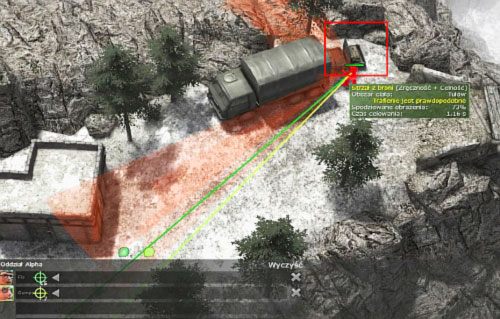 Jeżeli strażnicy pozostaną na swoich pozycjach zlikwiduj ich z bezpiecznej odległości - Monk village [9] - Kampania - połączenie dróg - Jagged Alliance: Crossfire - poradnik do gry