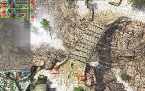 Kolejny punkt do przejęcia, znajduję się po drugiej stronie wyżej wspomnianego mostu - Monk village [9] - Kampania - połączenie dróg - Jagged Alliance: Crossfire - poradnik do gry