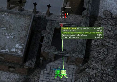 W ostatnim punkcie w centralnej części mapy, zastosuj starą metodę wywabienia przeciwników do drzwi pokazanych na screenie (wejście do świątyni) - Temple of Kalaya Yuta[10] - Kampania - połączenie dróg - Jagged Alliance: Crossfire - poradnik do gry