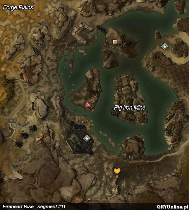 12 - Fireheart Rise | Mapy Guild Wars 2 - Guild Wars 2 - poradnik