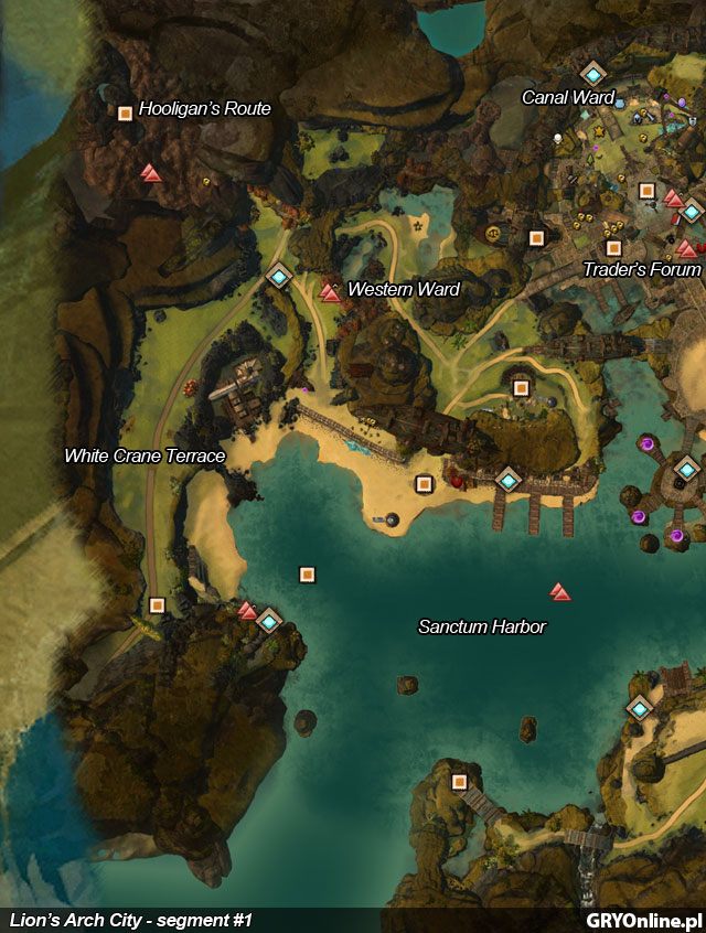 2 - Lions Arch City | Mapy Guild Wars 2 - Guild Wars 2 - poradnik