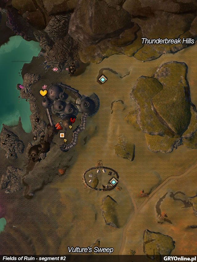 3 - Fields of Ruin - mapy I-VI | Mapy Guild Wars 2 - Guild Wars 2 - poradnik