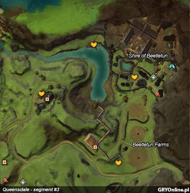 4 - Queensdale | Mapy Guild Wars 2 - Guild Wars 2 - poradnik