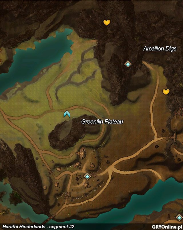 3 - Harathi Hinderlands | Mapy Guild Wars 2 - Guild Wars 2 - poradnik