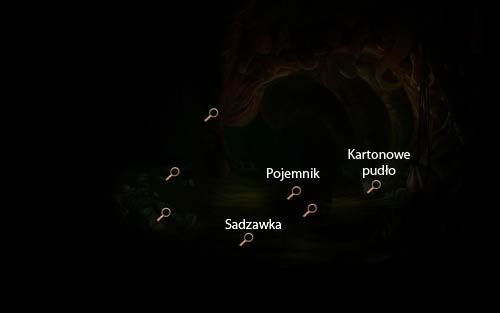 Po przejściu przez usta rzeźby znajdziesz się w mrocznym korytarzu, gdzie prawie nic nie widać - Zdobycie artefaktu (2) - W żołądku bestii - Rozdział 3 - The Sunken Temple - The Book of Unwritten Tales - poradnik do gry