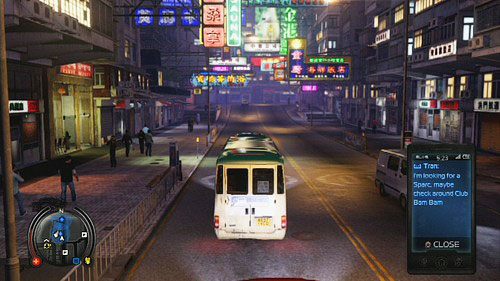 Zaraz po zakończeniu poprzedniego zadania otrzymasz SMSa od Jackiego - Sparc Delivery | Opis przejścia Sleeping Dogs - Sleeping Dogs - poradnik do gry