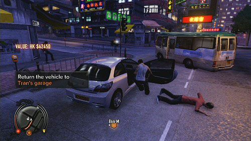 Odszukaj go, zablokuj drogę i ukradnij wciskając trójkąt - Sparc Delivery | Opis przejścia Sleeping Dogs - Sleeping Dogs - poradnik do gry