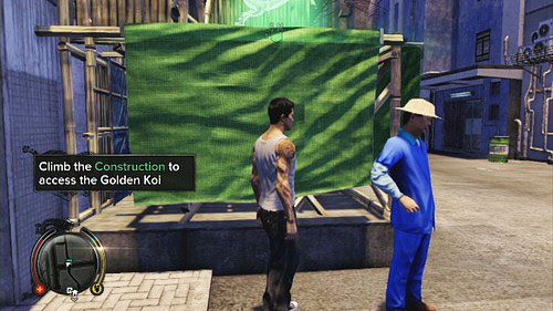 Musisz teraz udać się do restauracji Winstona i wdrapać się na dach budynku - Listening In | Opis przejścia Sleeping Dogs - Sleeping Dogs - poradnik do gry