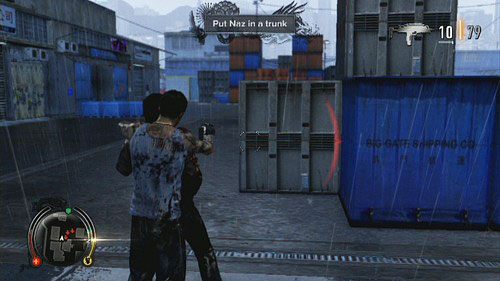 Obezwładniwszy gangstera, schowaj się za pobliskim kontenerem - Loose Ends | Opis przejścia Sleeping Dogs - Sleeping Dogs - poradnik do gry