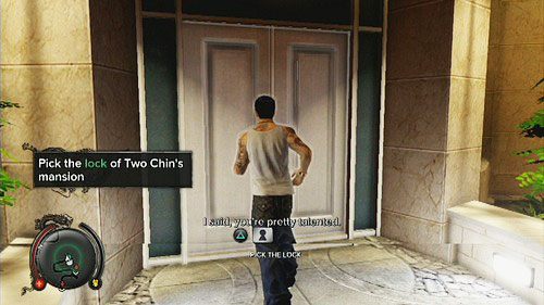 Kawałek dalej znajdują się drzwi prowadzące do posiadłości Tsao - Bad Luck | Opis przejścia Sleeping Dogs - Sleeping Dogs - poradnik do gry