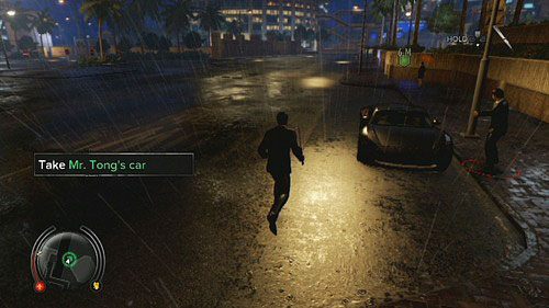Zaraz po rozpoczęciu zadania wejdź do wskazanego auta i udaj się do zaznaczonego na mapie miejsce - Big Smile Lee | Opis przejścia Sleeping Dogs - Sleeping Dogs - poradnik do gry