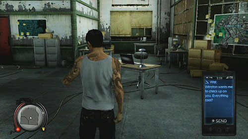 Na początku skorzystaj z telefonu i wyślij SMSa do niejakiego Minga - Popstar Lead 1 | Zadania policyjne w Sleeping Dogs - Sleeping Dogs - poradnik do gry