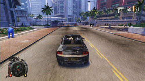 Porozmawiaj z czekającym pod sklepem znajomym, a następnie wsiądź razem z nim do stojącego niedaleko auta - North Point | Zadania poboczne w Sleeping Dogs - Sleeping Dogs - poradnik do gry