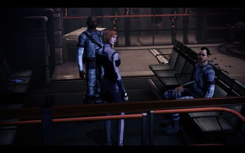 Gdy podejdziesz do zepsutych drzwi na końcu sali, otrzymasz nowy cel: naprawienie windy - Mahavid | Opis przejścia Mass Effect 3 Leviathan - Mass Effect 3: Leviathan - poradnik do gry