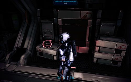 System zmniejszania odrzutu impulsem masy II (pistolet maszynowy) - na zewnątrz budynku, na rampie podczas pościgu za Garneau - Mahavid | Opis przejścia Mass Effect 3 Leviathan - Mass Effect 3: Leviathan - poradnik do gry