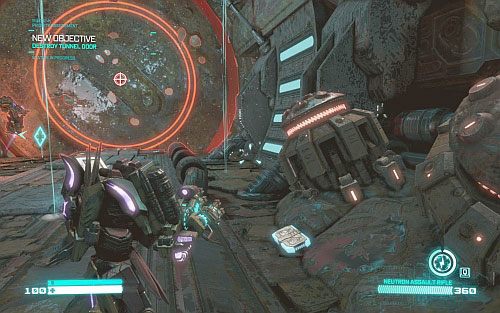Po zakończeniu lotu trafisz przed duże, czerwone drzwi - Rozdział 6 - Death from Above | Opis przejścia | Transformers Upadek Cybertronu - Transformers: Upadek Cybertronu - poradnik do gry