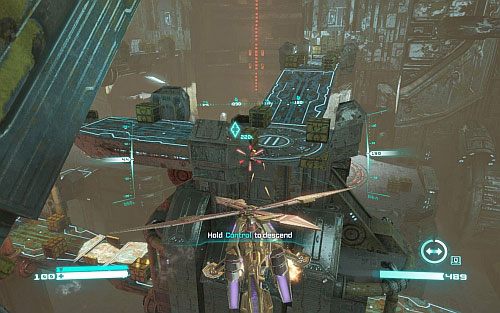 Po zniszczeniu czołgu wyląduje w okolicy znacznika i załatw wszystkich obrońców - Rozdział 6 - Death from Above | Opis przejścia | Transformers Upadek Cybertronu - Transformers: Upadek Cybertronu - poradnik do gry