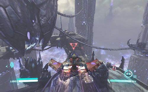 Patrząc od miejsca, z którego wyszedłeś z bazy - Rozdział 11 - Starscreams Betrayal | Opis przejścia - Transformers: Upadek Cybertronu - poradnik do gry