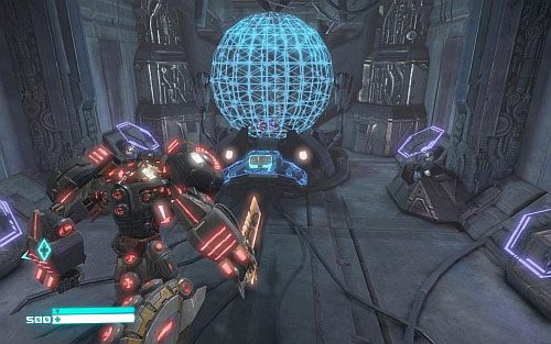 Po wyjściu z laboratorium dotrzesz do pokoju, w którym Swoop otworzy ci drzwi z prawej strony - Rozdział 11 - Starscreams Betrayal | Opis przejścia - Transformers: Upadek Cybertronu - poradnik do gry