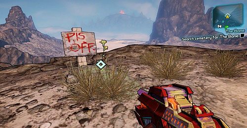 Teraz udaj się do południowej części tego regionu - The Bane | Misje poboczne - Sanctuary 3 | Borderlands 2 - Borderlands 2 - poradnik do gry